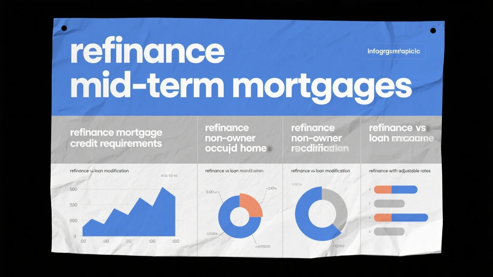 Comprehensive Guide: Refinancing with Adjustable Rates, Non – Owner Occupied Homes, Mid – Term Mortgages, Credit Requirements & Comparing to Loan Modification