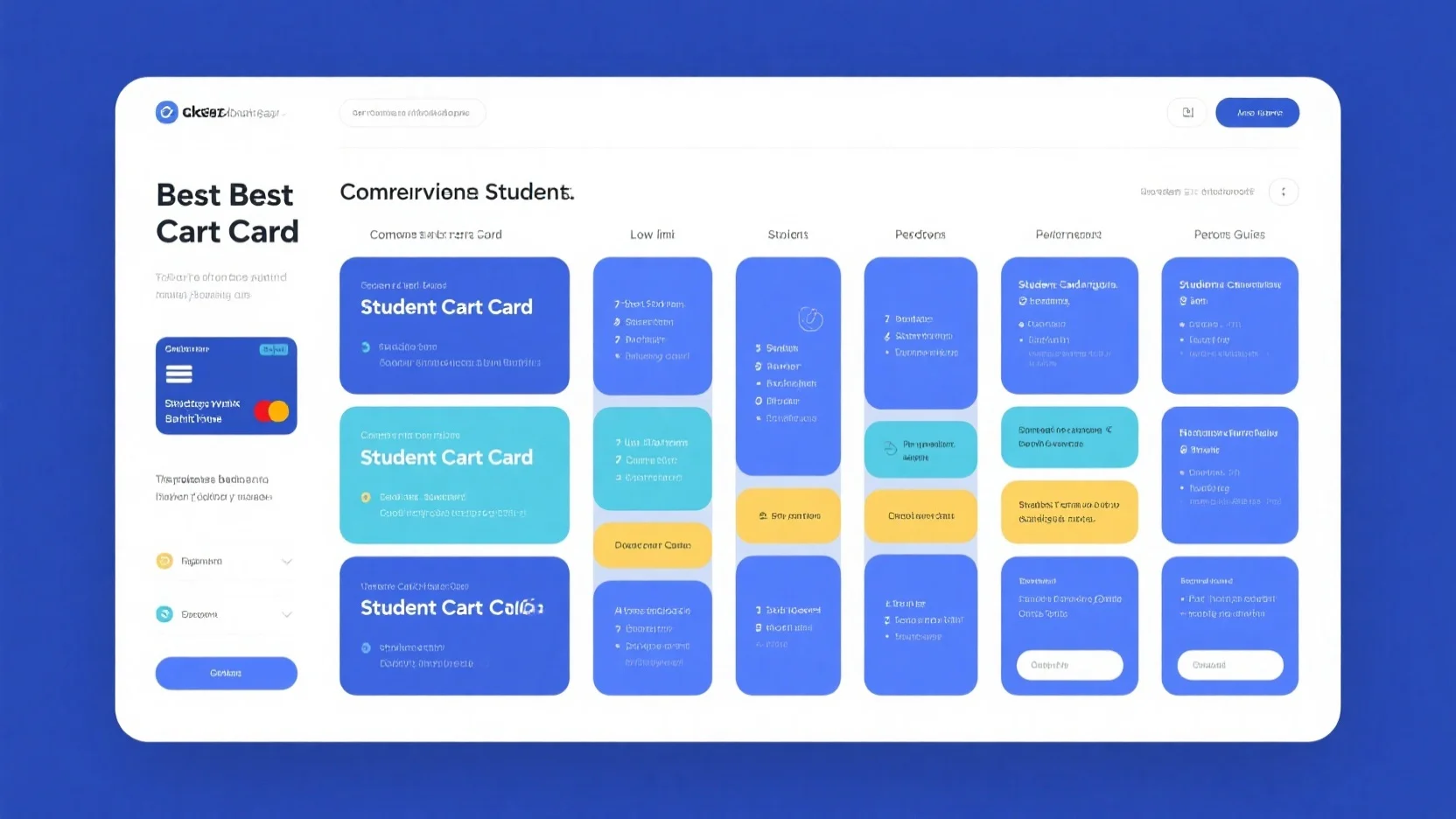 Comprehensive Comparison of Student Credit Cards: Features, Rewards, Eligibility & Challenges